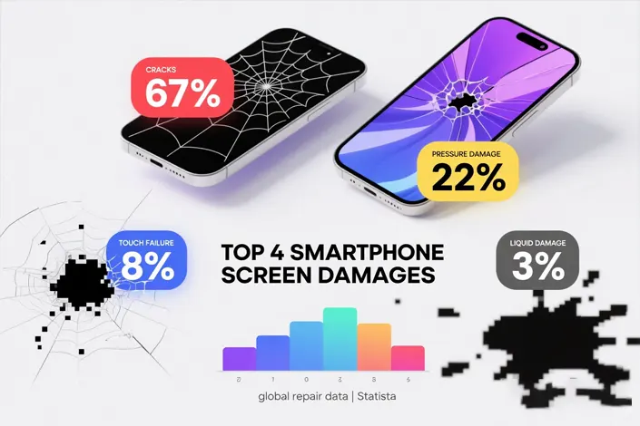 phone Screen damage Phone Screen Repair